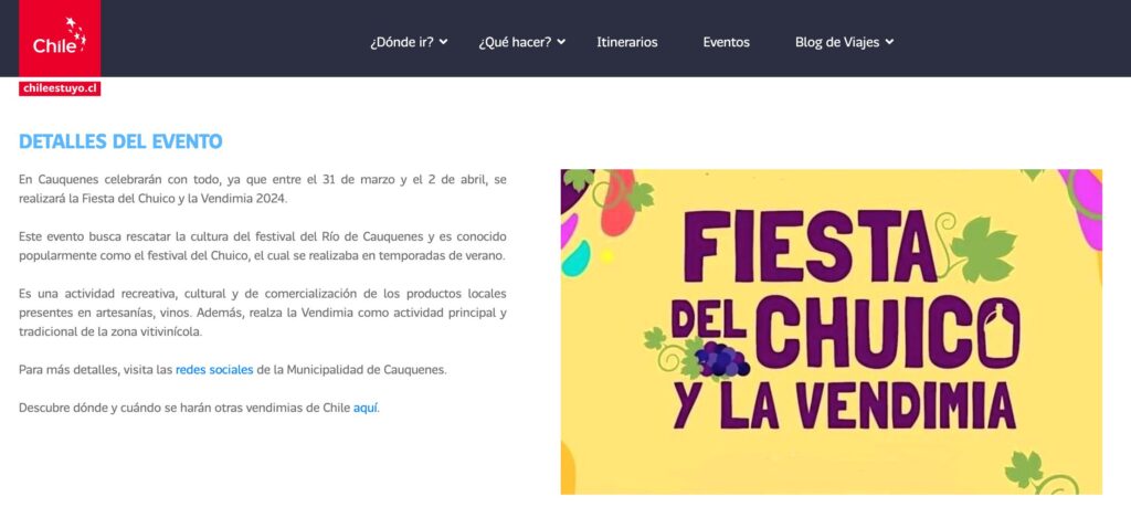 Fiesta del Chuico y la Vendimia