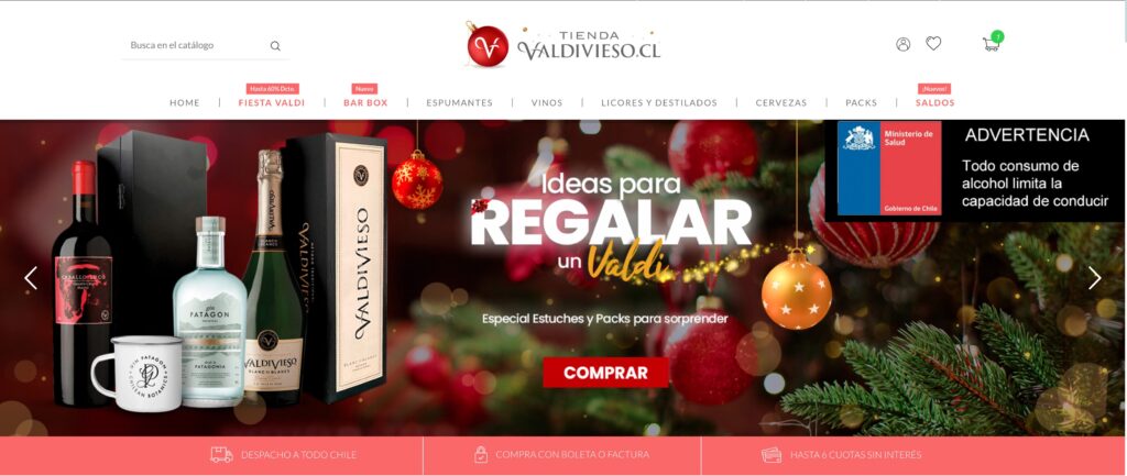tienda valdiviesoトップページ