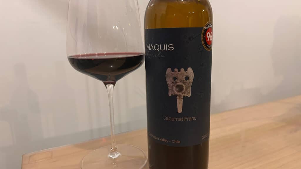 viña maquis の revela cabernet franc